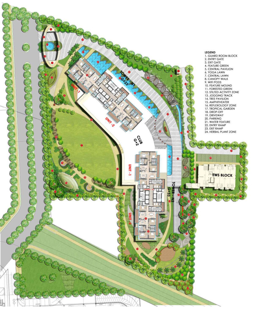 Paras The Manor Site Plan